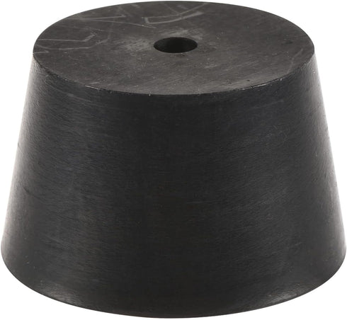 MECCANIXITY Rubber Tapered Plug 33mm to 41mm with Hole Test Tubes Bungs Stopper Black for Lab Home...