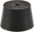 MECCANIXITY Rubber Tapered Plug 33mm to 41mm with Hole Test Tubes Bungs Stopper Black for Lab Home...