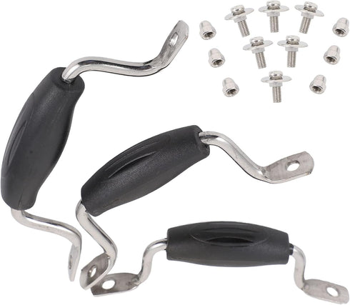 EXCEART Pot Cover Handles Pot Side Handles Replacement Pot Handle Grip Pot Side Handles Kitchen Cookware Supplies (Black) Metal Pot Lid Replacemen...