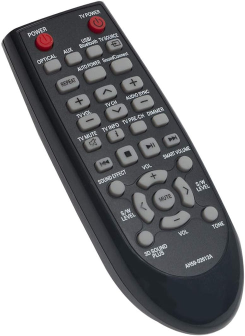 AH59-02612A Replace Remote Control Compatible with Samsung Sound Bar HW-H550 HW-H550/ZA HW-H551/ZA HW-H551 HW-E450/ZA HW-E551 HW-E551/ZA AH59-0261...