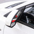 2PCS Rear View Mirror Rain Eyebrows, Waterproof PVC Auto Side Mirror Rainproof Guard, Sports Visor Smoke Cover, Universal Exterior Accessories for...