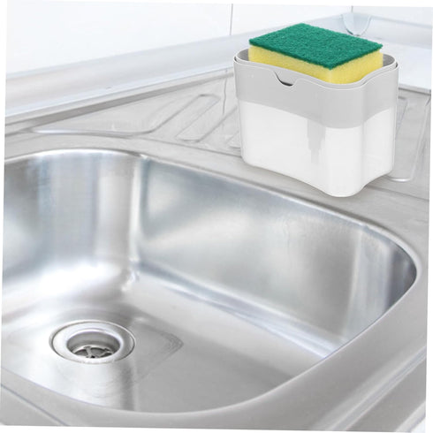 Amosfun 1 Set Soap Dispenser Sponge Kitchen Gadget Soap Pump Dispenser Kitchen Countertop Organizer...