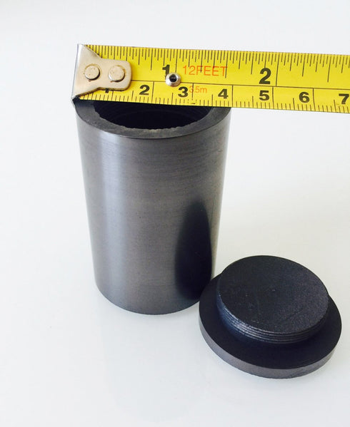 Smelting Lab Graphite Crucible with Screw Lid Cover Lab Supply 99.95% Purity (30ML?40x60MM)...