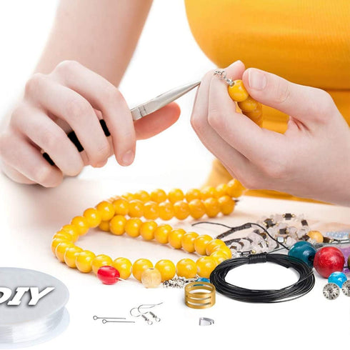Reofrey Jewelry Making Supplies Kits with Accessories Jewelry Pliers Findings and Beading Wires Jewelry Starter Repair Tools for Crafting Earrings...