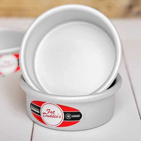Fat Daddio's Anodized Aluminum Round Cake Pan, 9 x 4 Inch...