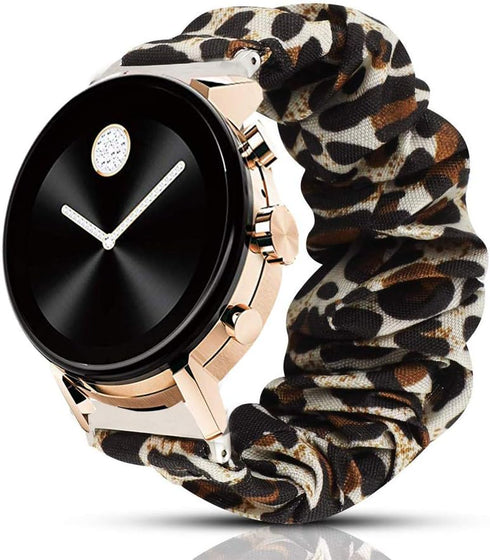 Compatible for Movado 2.0 Smartwatch Band, Blueshaw Fabric Elastic Scrunchie Elastic Watch Band Women Cute Replacement Straps for Movado Connect 2...