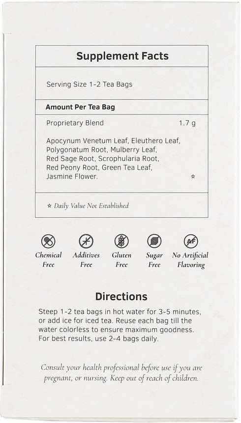 Health King Blood Pressure Herb Tea, Teabags, 20 Count Box...