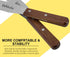 Webake Cake Spatula Straight Icing Spatula Set of 2, 14 Inches Frosting Spreader with Wooden Handle, Professional Stainless Steel Cake Decorating ...