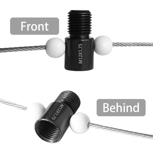 Nut & Bolt Thread Checker 26 Male/Female Gauges (14 Inch & 12 Metric) Nut and Bolt Thread Size Checker Thread Identifier Gauges...