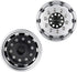 2pcs Metal Front Wheel Hubs Rims for 1/14 Tamiya Tractor Climbing Trailer RC Car Upgrade Parts...