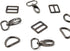 15Pcs Metal Swivel Snaps Hooks with D Rings and Tri-Glides Slide Buckles for Key Lanyard Purse Bag Straps Dog Collars DIY Sewing Hardware Craft (1...