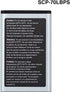 SCP-70LBPS Battery Replacement for Kyocera Cadence 4G LTE S2720 Verizon Flip Phone SCP70LBPS...