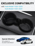 Motrobe Tesla Model Y 2021-2024 Model 3 2021-2023 Center Console Cup Holder Insert Tesla Center Console Interior Accessories ONLY FIT New Console...
