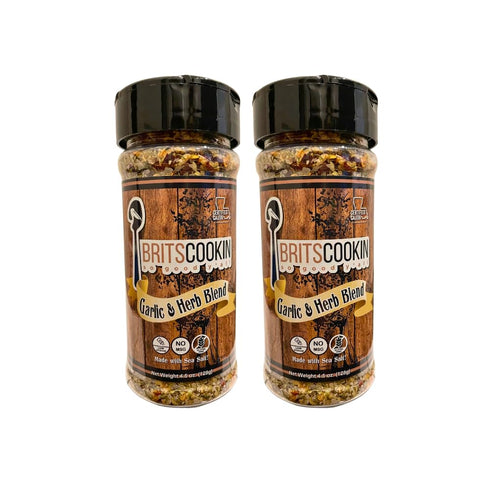 Britscookin - Garlic & Herb Seasoning 4.5 oz, Pack of 2...