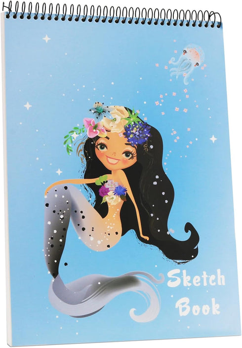 Artist Sketch Pad, Spiral Bound Sketch Book with 50 Solid Thick Pages, Drawing Paper for Drawing Painting Sketching Coloring for Kids Teens Artist...