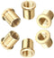 Brass Shift Knob Adapters Universal M8 X 1.25/M10 X 1.25/M10 X 1.5 Thread Gear Shifter Knob Screw (6 Pcs)...