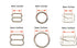 Tupalizy 120PCS Bra Strap Hooks for Sewing Bikini Halter Swimsuit Tops Lingerie Rings Metal Bathing Suit Clips Clasp Adjustment Slider for Slip Dr...