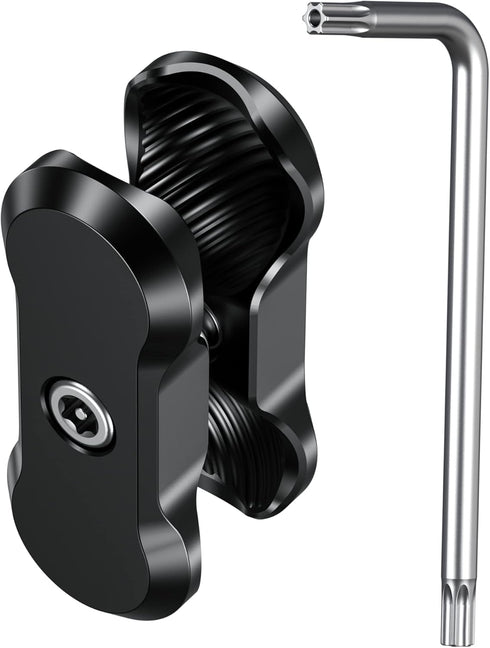 BRCOVAN Aluminum Alloy Anti-Theft Double Socket Arm Compatible with RAM Mounts B Size 1'' Ball Components & Bike Motorcycle Phone Mount Holder wit...
