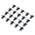 20Pcs OD 4mm M5 Pneumatic Air Flow Speed Control Valve Hose Fitting Quick Connector 360° Rotation for Industrial...