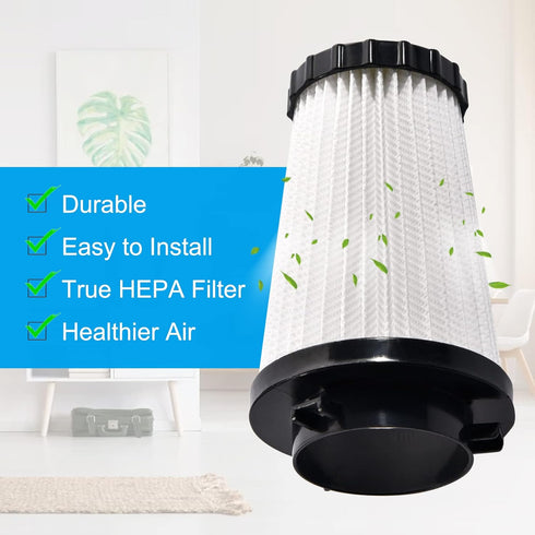 4Pcs Replacement HEPA Vacuum Filter Compatible with Dirt Devil F2 Part #3SFA11500X...