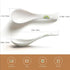 Soup Spoons,5.5" Asian Soup Spoons Set of 6, Ceramic Chinese Soup Spoons White Ceramic Dessert Spoons Rice Spoon for Ramen Pho Wonton Dumpling Mis...