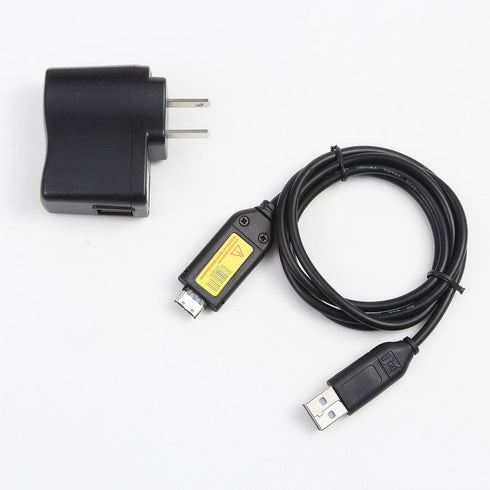 MaxLLTo USB AC Power Adapter Battery Charger Cord for Samsung SL201 SL202 SL203 Camera...