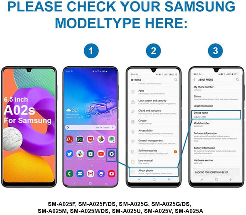 MMOBIEL Back Rear Camera Glass Lens Replacement Compatible with Samsung Galaxy A02s 2021 - Incl. Double Sided Adhesive, Tweezer and Cloth...