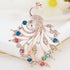 Comelyjewel Brooch Pin Women's Peacock Color Rhinestones Breastpin for Wedding/Banquet/Bouquet...