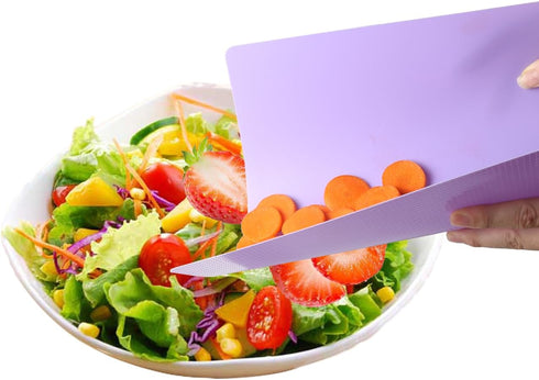 6 Pieces Flexible Cutting Board mats, Plastic Cutting Boards for Kitchen Cooking, Cutting board sheets for Meat and Vegetables, Dishwasher Safe...