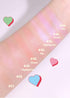 COLORGRAM Milk Bling Heartlighter 01 Peach Heart | Silky Smooth Versatile Creamy Highlighter with Shimmery Finish, Soft and Natural Glow Perfect f...