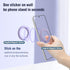 Nillkin Universal Magnet Sticker Stand for All Smartphones & iPhone Series, Strong Magnetic Stickers Compatible with MagSafe Accessories and Qi Wi...