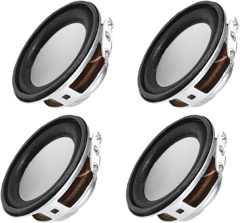 uxcell 3W 4 Ohm Micro Internal Speaker Magnet Loudspeaker 40mm Dia 4pcs...