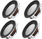 uxcell 3W 4 Ohm Micro Internal Speaker Magnet Loudspeaker 40mm Dia 4pcs...