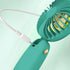 Handheld Fan Mini, Cute Hand Fan Portable, Powerful USB Rechargeable Fan with 4 Speeds and LED Display for Kids Women, Battery Small Electric Hand...