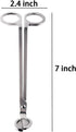 EVERMARKET Candle Wick Trimmer, Polished Stainless Steel Wick Clipper Cutter - Reaches Deep Into Candles to Cut Spent Wicks, Allow Cleaner Burn an...