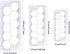 Mity rain Hexagon Cookie Cutter - Geometric Multicutter- Football Cake Fondant Cutter - 3 Size,Hexagon Biscuit Cutters,Novel Creative Cake Decorat...