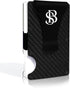 Carbon Fiber Wallet - Slim Wallet for Men with Cash & Credit Card Holder, RFID Blocking Technology, Minimalist Money Clip Holds Up to 12 Cards - G...