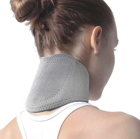 Neck Brace Self Heated Neck Support Brace Heating Pad Natural Physical Therapy Healing Neck Wrap Cervical Collar Neck Pain Relief Strap Neck Prote...