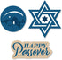 Big Dot of Happiness - Happy Passover - Shaped Pesach Jewish Holiday Party Cut-Outs - 24 Count...