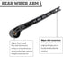 Replacement for VW Volkswagen Atlas 2017-2021 Rear Wiper Arm Blade Nut Set,Rear Wiper Cover Accessories Assembly, Wiper Cap Set for Back Windshiel...