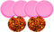 4pc 2.5inch Silicone Resin Car Coaster Mold DIY Crafts Casting Coaster Mold for Homemade Cup Mats, Keychain Charms Molds (6.5 cm Diameter) (DY0173...
