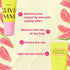 Glass Skin Tanghulu Liptox Guava Infused for Dry Cracked Lips, Korean Lip Care Moistorizer...