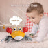 XINBAOHONG Crawling Crab Baby Toy Infant Sensory Tummy Time Toys with Music and Lights Interactive Musical Toy with Automatically Avoid Obstacles ...