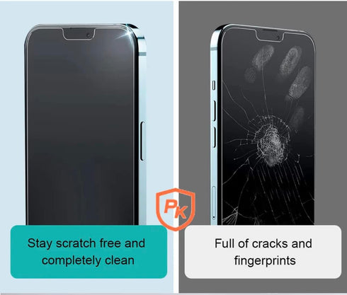 Screen protector for iPhone 14 HD tempered glass screen protector 9h hardness ultra clear screen protector...