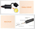 Pack-1 Car Cigarette Lighter Extension Cord, 11.8" PVC Splitter Y Adapter, Power Charger Port, 16AWG Automotive Socket Extension Cable, Universal ...