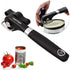 PAKITNER- Safe Cut Can Opener, Smooth Edge Can Opener - Handheld Easy Turn Knob, Manual Can Opener, Ergonomic Smooth Edge, Food Grade Stainless St...