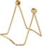 Bard's Folding Gold-toned Wire Easel Stand, 3" H x 2.75" W x 3" D, Pack of 3...