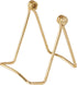Bard's Folding Gold-toned Wire Easel Stand, 3" H x 2.75" W x 3" D, Pack of 3...