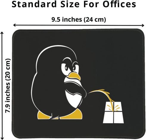 Funny Linux Mouse Pad for Geeks, Programmers and Linux Users - Non-Slip Rubber Base for Smooth and Precise Mouse Control...