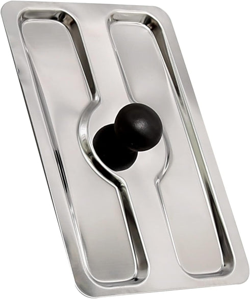 Toaster Dust Cover, Stainless Toaster Appliance Top Cover, Steel Electric Bread Maker Upper Cover for Bread Machine...